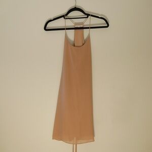 Pink Dress with Waistband Belt